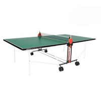теннисный стол donic outdoor roller fun (зелёный) с сеткой